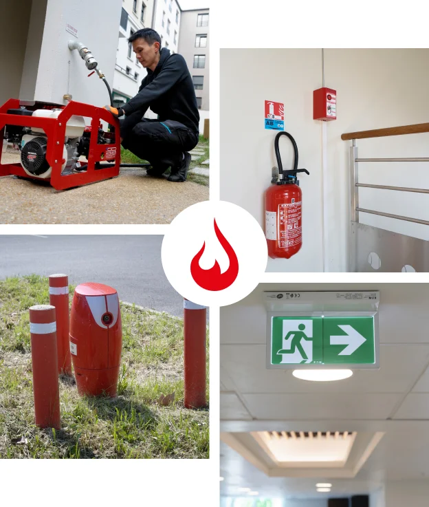 Services de maintenance de matériels et équipements Protection et Sécurité Incendie