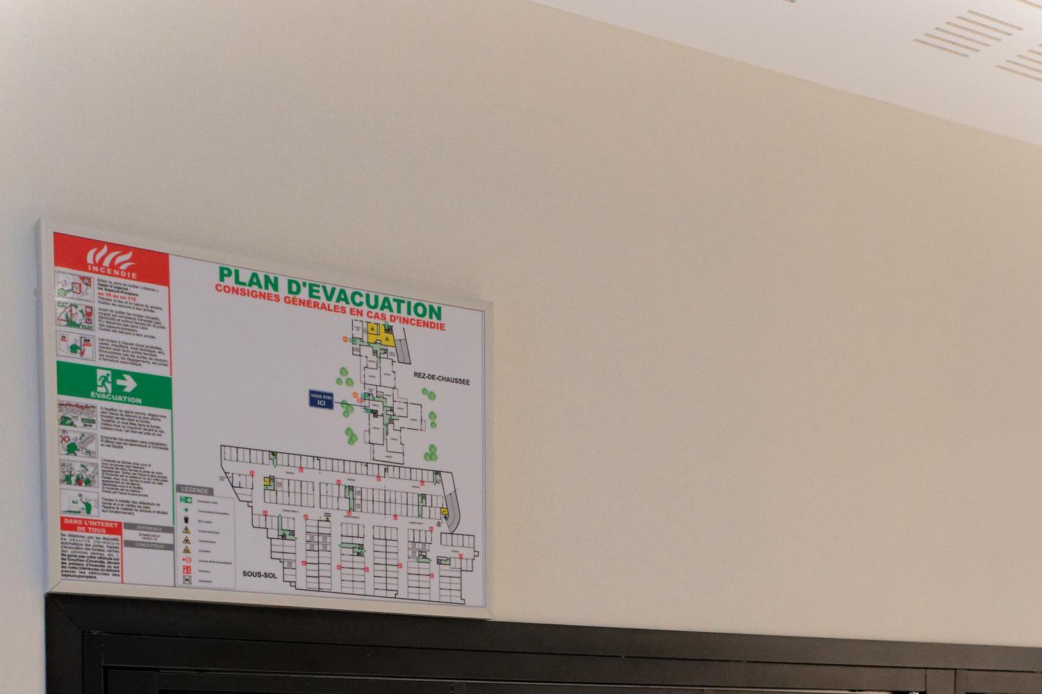 Plan d’évacuation