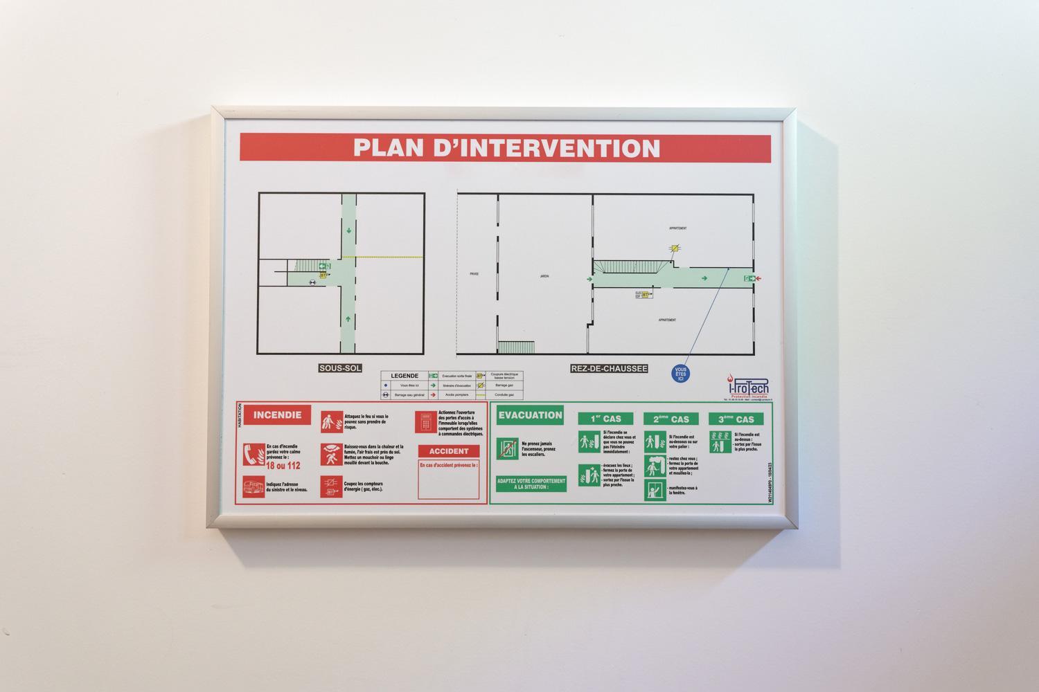 Plan d’évacuation